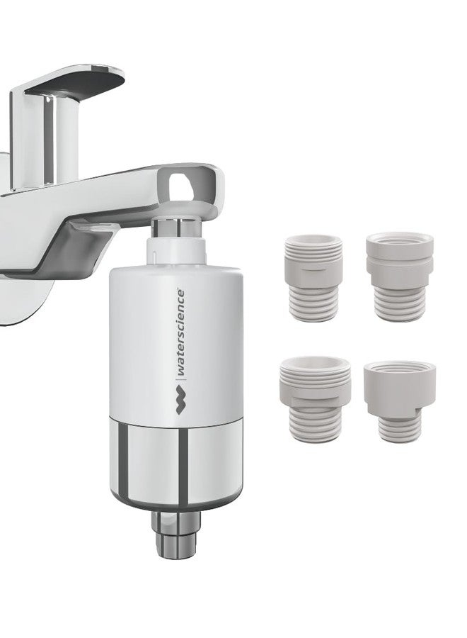 ووتر ساينس مُنعم المياه العسرة WaterScience CLEO للحنفية والدش | فلتر دش للحمام | فلتر مياه عسرة للحنفية - CLEO-SFU-423 - Image 1